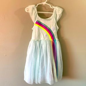 Cat & Jack rainbow sparkle tulle skirted dress